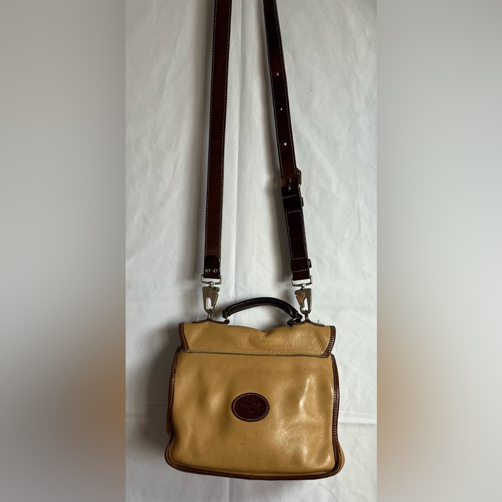 VINTAGE Roots Two-Tone Tribe Leather Crossbody Bag - Picture 6 of 16